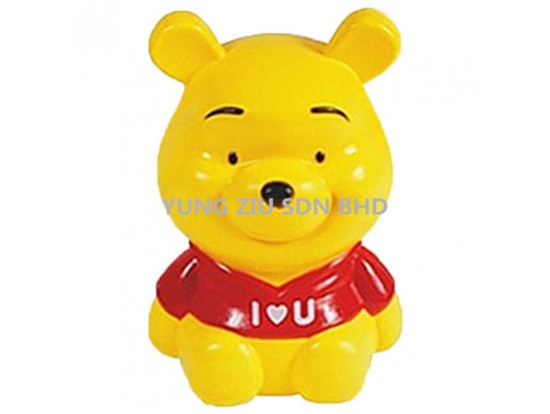 H6016020#WINNE POOH PLASTIC PIGGY BANK